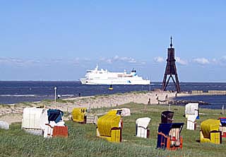 E-F�hre vor Kugelbake